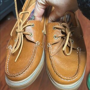 Sperry Sz 8.5 Women’s Tan Boat Shoes